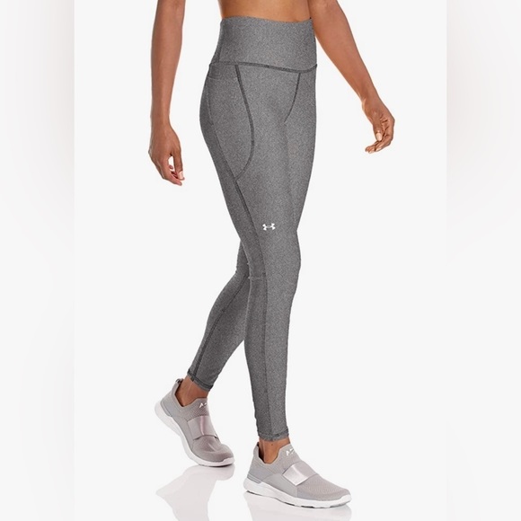 Under Armour Pants - Under Armour Women's HeatGear Armour High Waisted Pocketed No-Slip Leggings M